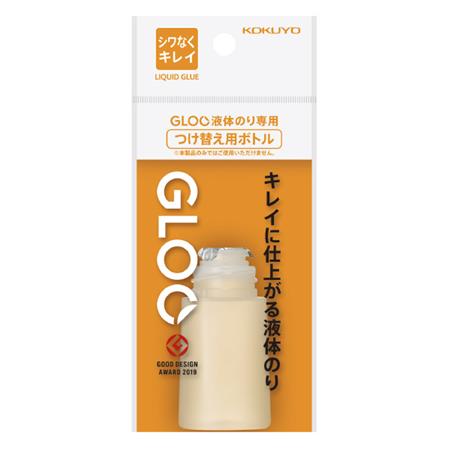 GLOO グルー 液体のり・シワなくキレイ・つけ替え