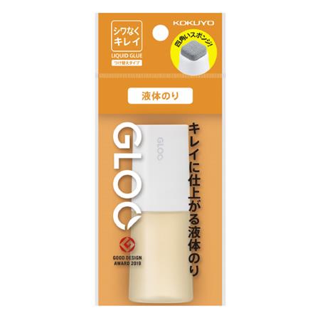 GLOO グルー 液体のり・シワなくキレイ・本体