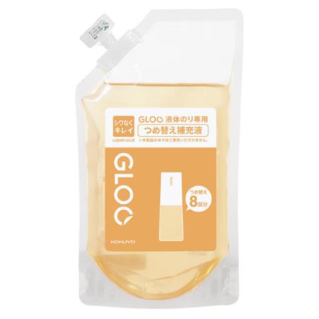 GLOO グルー 液体のり(シワなくキレイ)(つめ替え補充液)