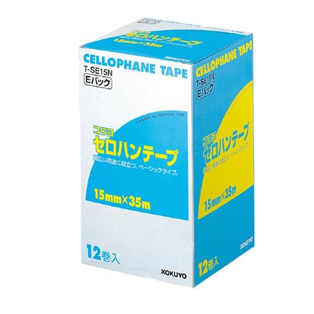 セロハンテープお徳用Eパック 15mmX35m 12巻入り