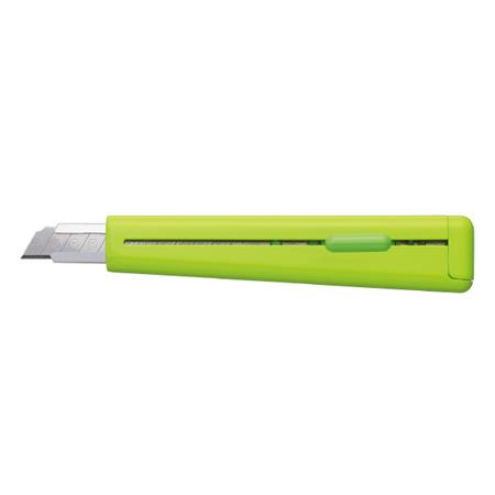 カッターナイフ　標準型　フッ素加工刃　緑
