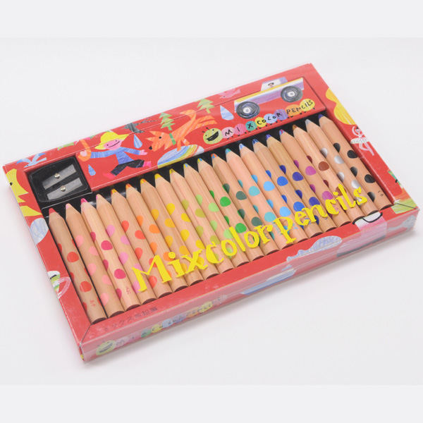 画期的な二色の芯」ミックス色鉛筆 20本 日本製 | コクヨ公式
