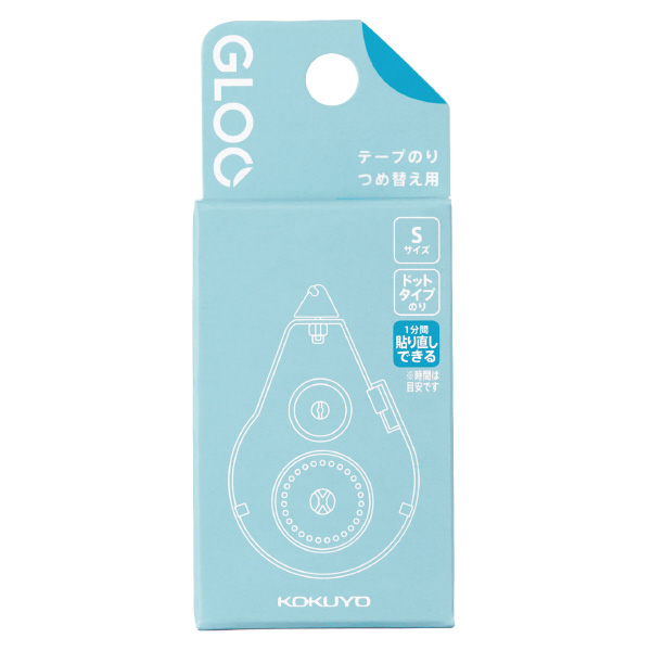 GLOO グルー テープのり（貼り直しできる・つめ替え用テープ） S