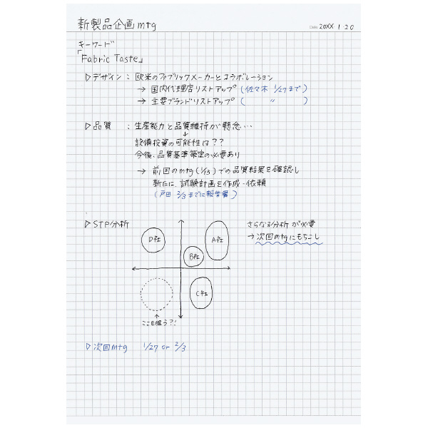 キャンパスノート方眼罫４０枚セミＢ５ | コクヨ公式ステーショナリー